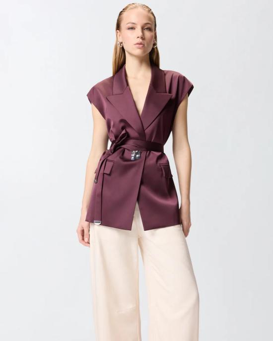 26SS 핑코 수트 자켓 106585A1Y5 R57 Bordeaux degustaz vino - PINKO