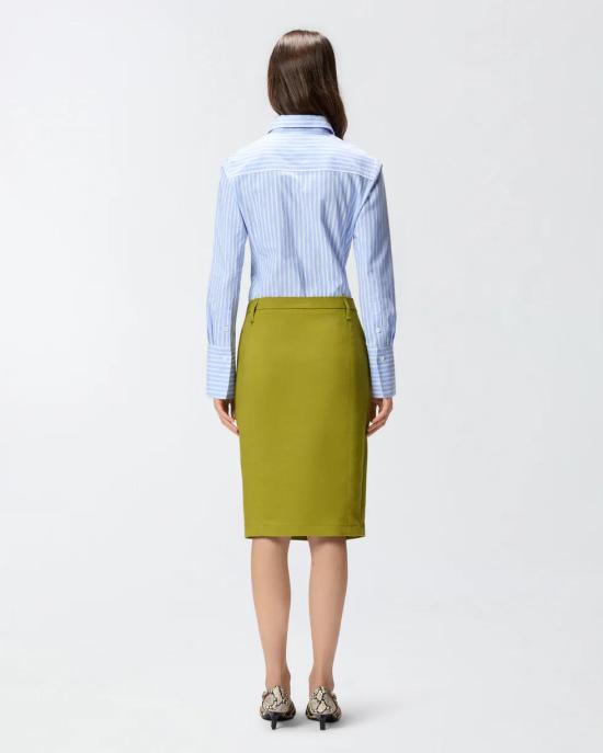 26SS 핑코 셔츠 106481A36J EZB Azzurro bianco - PINKO