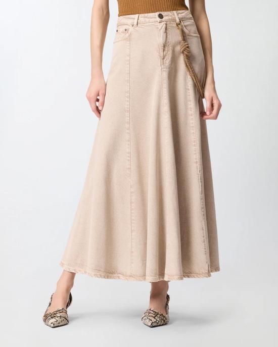 26SS 핑코 미디 스커트 104647A33R C88 Beige macrocistide - PINKO