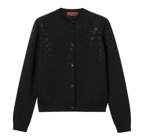 26SS 구찌 가디건 813850 XKFB31043 Black
