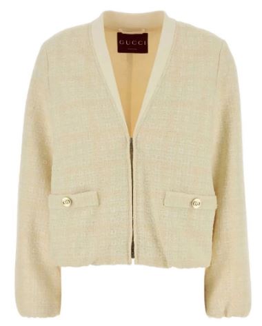 26SS 구찌 수트 자켓 851888 ZAUB69777 Beige white