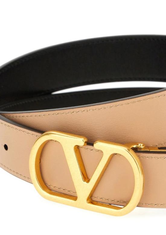26SS 발렌티노 가라바니 레귤러 벨트 8W2T0SQ3IYR DVW Nero rose sand - VALENTINO GARAVANI