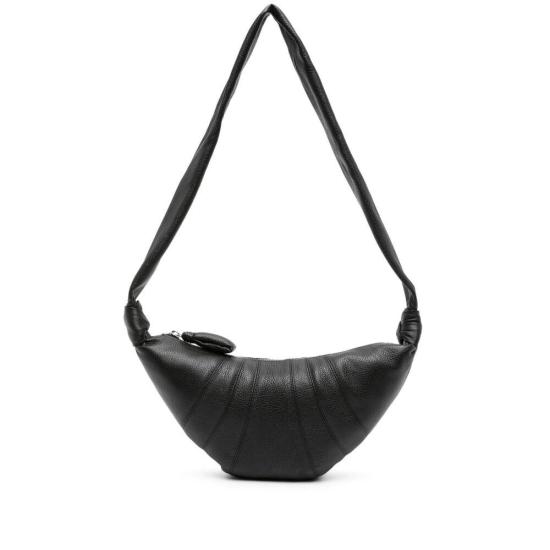 26SS 르메르 크루아상 레더 숄더백 BG0003LL0018 BK999 Black