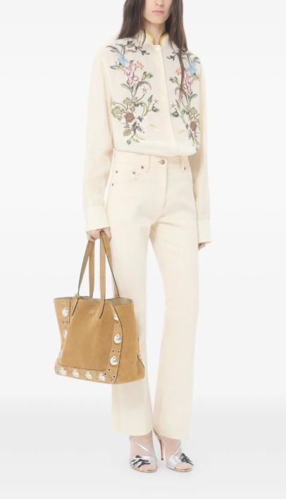 26SS 발렌티노 가라바니 데님 팬츠 8B3DD21V9Y5 A03 Ivory - VALENTINO GARAVANI