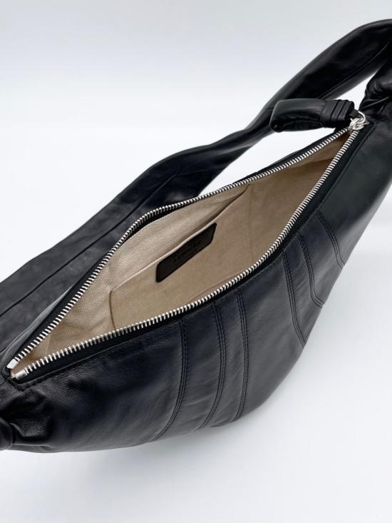 26SS 르메르 크루아상 레더 숄더백 BG0003LL095 BK999 Black - LEMAIRE