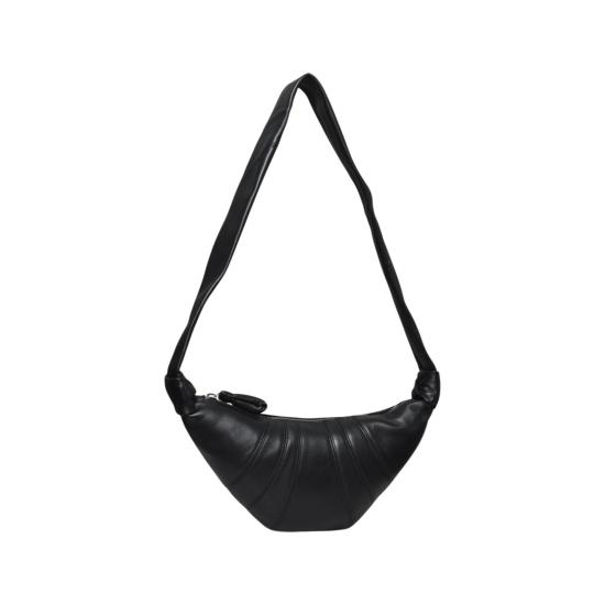 26SS 르메르 크루아상 레더 숄더백 BG0003LL095 BK999 Nero - LEMAIRE