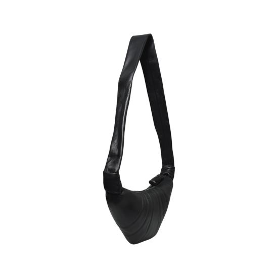 26SS 르메르 크루아상 레더 숄더백 BG0003LL095 BK999 Nero - LEMAIRE