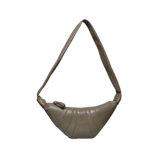 26SS 르메르 크루아상 레더 숄더백 BG0003LL095 GR678 Khaki - LEMAIRE