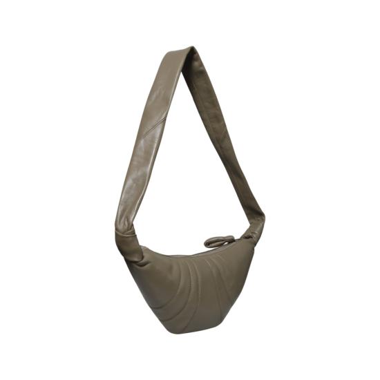 26SS 르메르 크루아상 레더 숄더백 BG0003LL095 GR678 Khaki - LEMAIRE