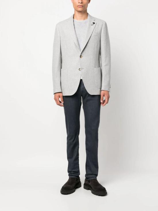 26SS 일레븐티 반팔 티셔츠 X75TSHH04 TES0H0771301 Grigio e bianco - ELEVENTY