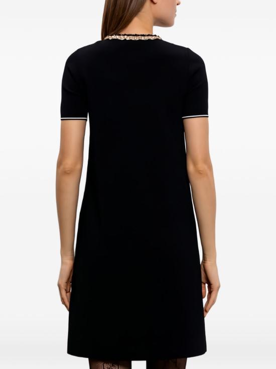 26SS 발렌티노 가라바니 미디 원피스 8B3KD14RA1M 0NO Black - VALENTINO GARAVANI