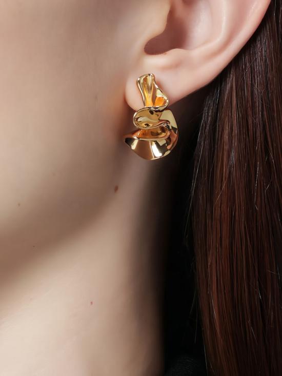 26SS 보테가베네타 이어링 857363 VAHU08120 Yellow - BOTTEGA VENETA