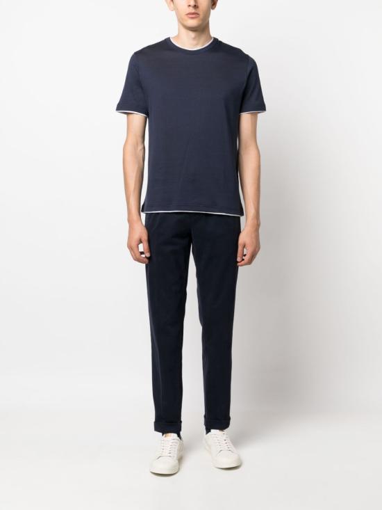 26SS 일레븐티 반팔 티셔츠 X75TSHH04 TES0H0771113 Blu e grigio - ELEVENTY