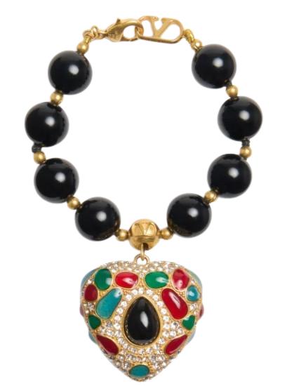 26SS 발렌티노 가라바니 팔찌 8W2J0Y49QBT R4J Black