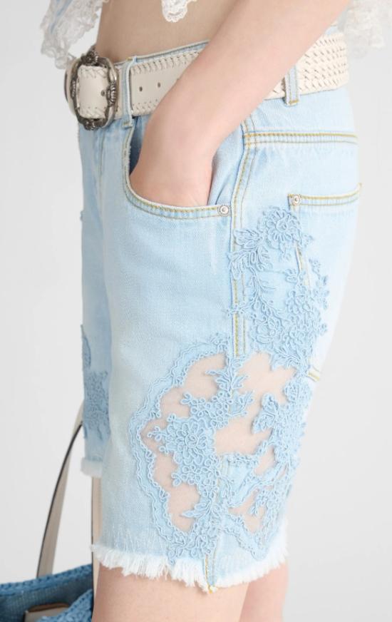 26SS 에르마노 설비노 숏팬츠 D487P308APGYV GYV44115 Cashmere - ERMANNO SCERVINO