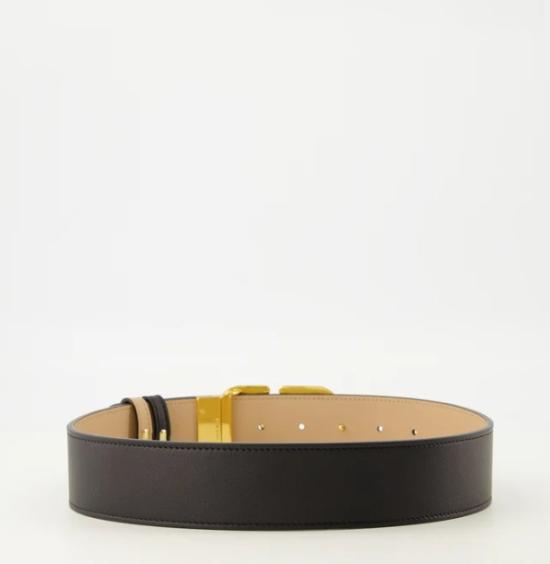 26SS 발렌티노 가라바니 레귤러 벨트 8W2T0SQ4IYR DVW Black and beige - VALENTINO GARAVANI