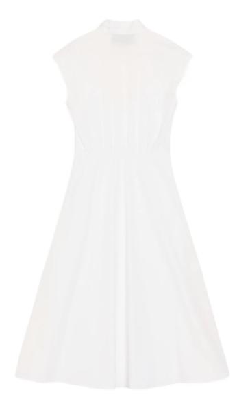 26SS 발렌티노 가라바니 미디 원피스 8B3VAJR59VN 0BO White - VALENTINO GARAVANI