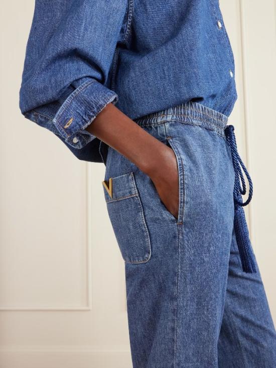 26SS 발렌티노 가라바니 데님 팬츠 8B3DD21K9YA 558 Medium blue - VALENTINO GARAVANI