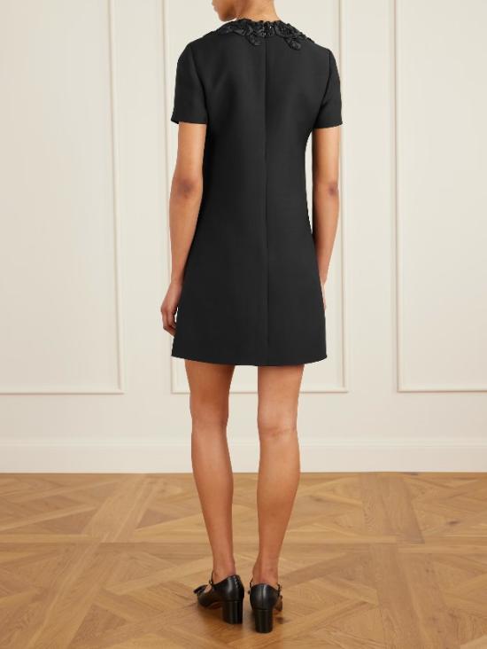 26SS 발렌티노 가라바니 미디 원피스 8B3VAHC61CF 0NO Black - VALENTINO GARAVANI