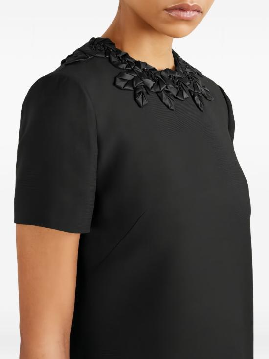 26SS 발렌티노 가라바니 미디 원피스 8B3VAHC61CF 0NO Black - VALENTINO GARAVANI