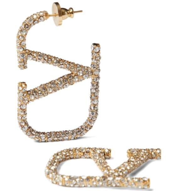 26SS 발렌티노 가라바니 이어링 8W2J0G04YCW MH5 Oro crystal silver - VALENTINO GARAVANI