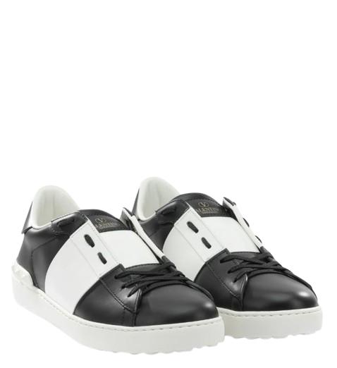 26SS 발렌티노 가라바니 드레스 슈즈 8Y2S0830BLU 0NI Nero bianco bianco - VALENTINO GARAVANI