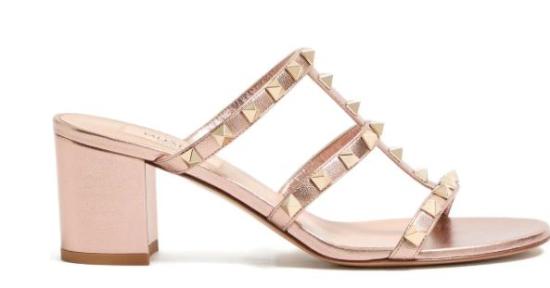 26SS 발렌티노 가라바니 뮬/슬리퍼 8W2S0C47QKH GF9 Pink