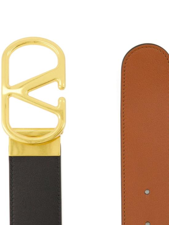 26SS 발렌티노 가라바니 레귤러 벨트 8W2T0SQ4IYR DRN Nero caramello - VALENTINO GARAVANI