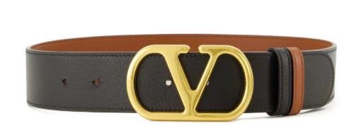 26SS 발렌티노 가라바니 레귤러 벨트 8W2T0SQ4IYR DRN Nero caramello - VALENTINO GARAVANI
