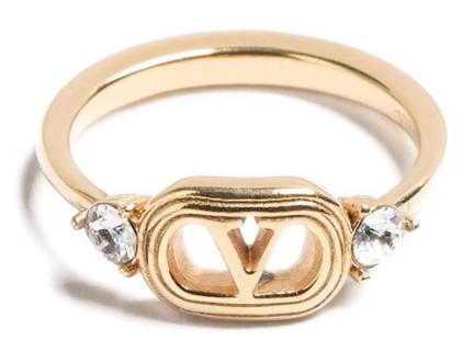 26SS 발렌티노 가라바니 반지 8W2J0BI2YCW 9MN Oro crystall