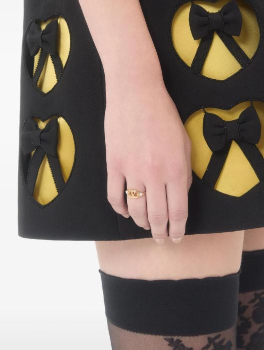 26SS 발렌티노 가라바니 반지 8W2J0BI2YCW 9MN Oro crystall - VALENTINO GARAVANI