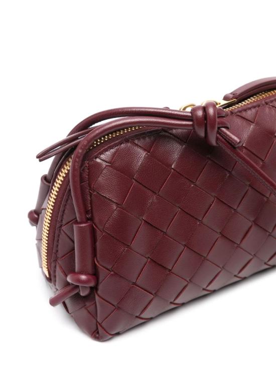 26SS 보테가베네타 인트레치아토 콘서트 파우치 794258 VCPP12247 Barolo - BOTTEGA VENETA