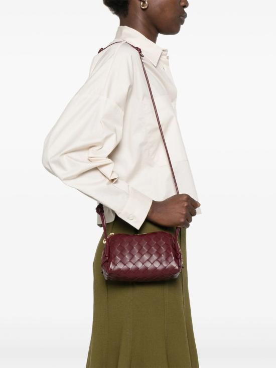 26SS 보테가베네타 인트레치아토 콘서트 파우치 794258 VCPP12247 Barolo - BOTTEGA VENETA