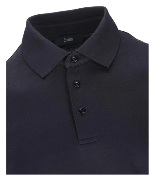 26SS 에르노 폴로 티셔츠 JPL00125U 520599201 Blue - HERNO