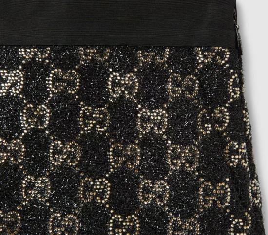 26SS 구찌 스트레이트 팬츠 853382 ZARWY1000 Black - GUCCI