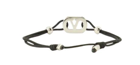 26SS 발렌티노 가라바니 팔찌 8Y2J0BC3KAZ 0NO Black - VALENTINO GARAVANI