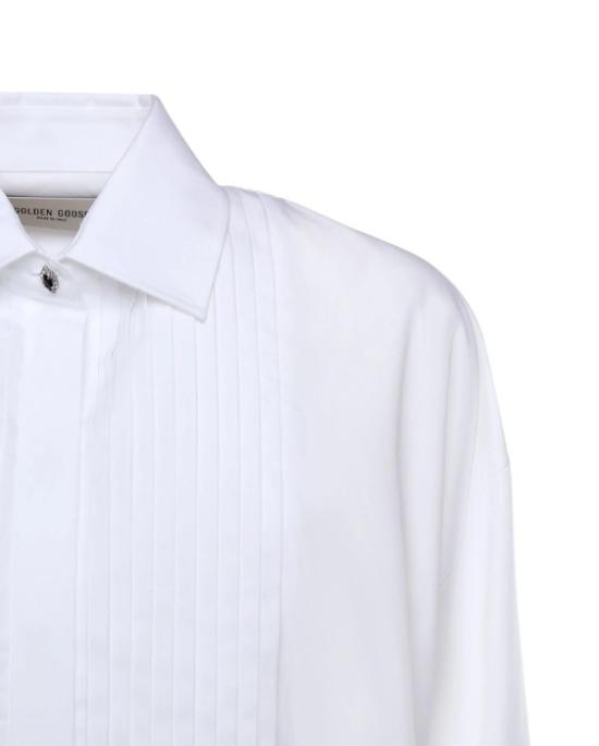 26SS 골든구스 셔츠 GWP02599 P00232310359 White - GOLDEN GOOSE