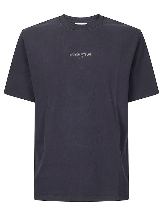 26SS 메종키츠네 반팔 티셔츠 QM00100KJ7025 P199 BLACK