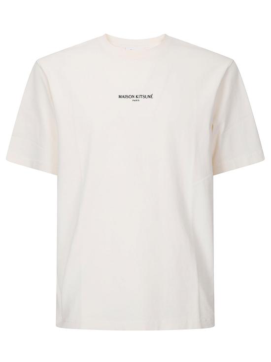 26SS 메종키츠네 파리 컴포트 티셔츠 QM00100KJ7025 0063 NOBLE BEIGE