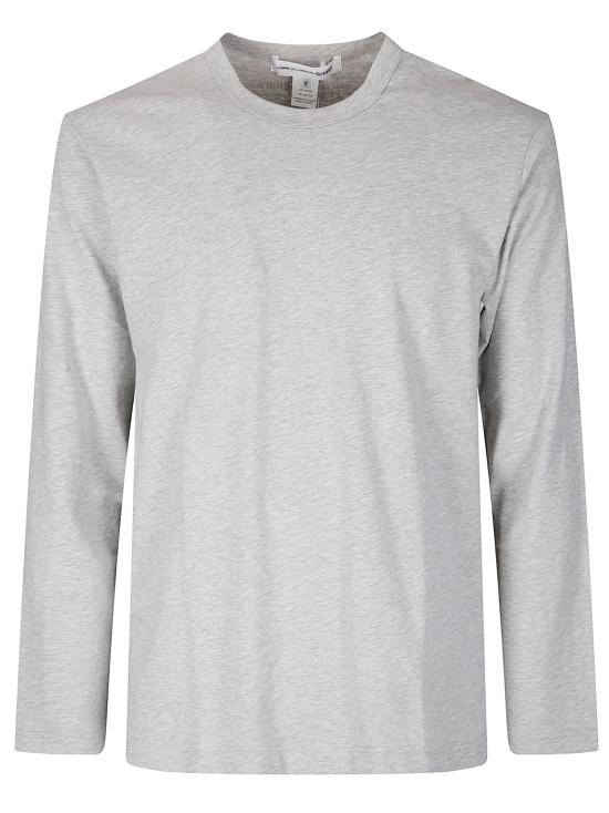 25FW 꼼데가르송 롱슬리브 로고 프린트 티셔츠 FZT003PER 3 TOP GREY