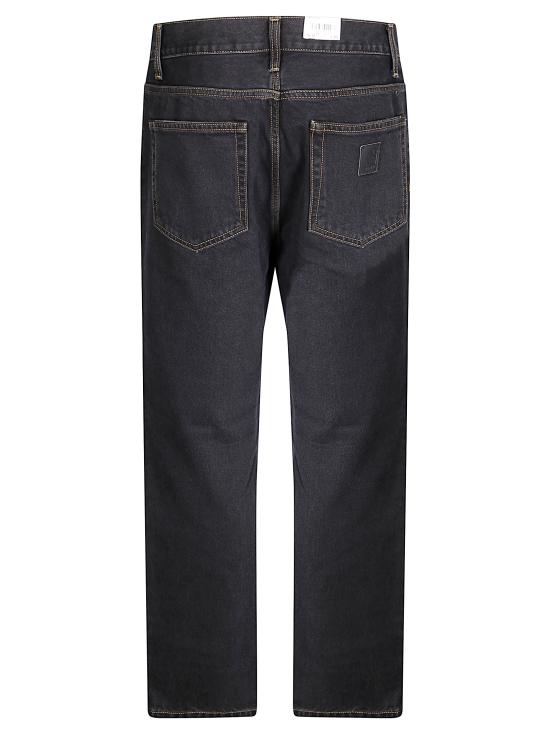 25FW 칼하트 WIP 스트레이트 팬츠 I034237 8906 BLACK STONE WASHED - CARHARTT WIP