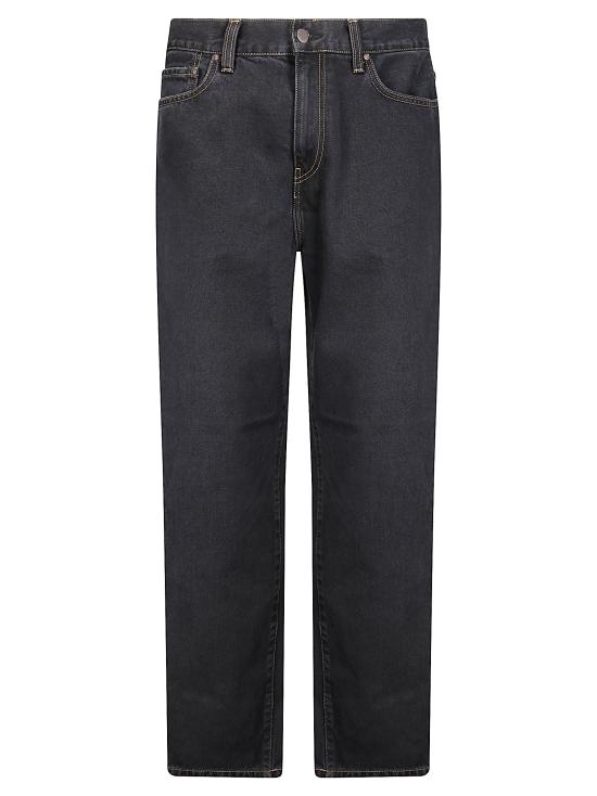 25FW 칼하트 WIP 스트레이트 팬츠 I034237 8906 BLACK STONE WASHED