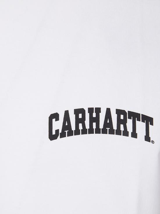 26SS 칼하트 WIP 반팔 티셔츠 I036110 00AXX White Black - CARHARTT WIP