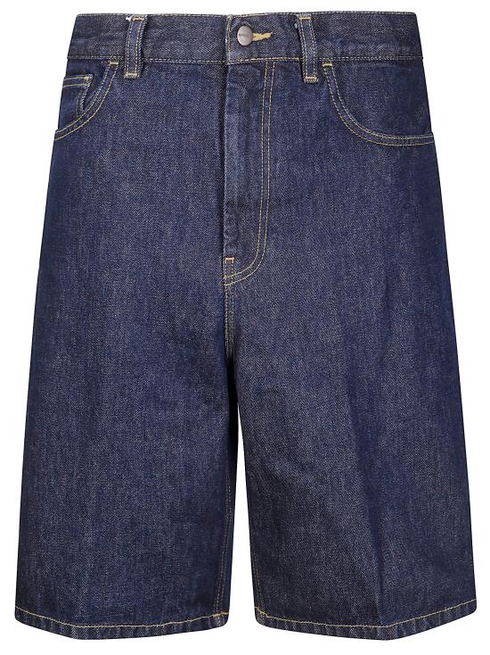 26SS 칼하트 WIP 숏팬츠 I031919 0102 BLUE RINSED