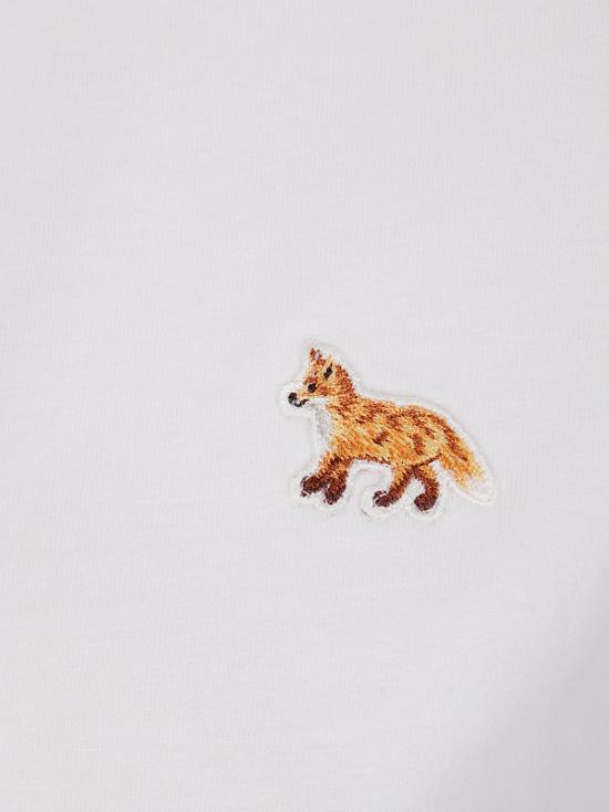 25FW 메종키츠네 베이비 폭스 레귤러 티셔츠 PW00115KJ7026 P100 WHITE - MAISON KITSUNE