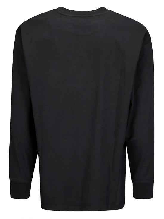 25FW 칼하트 WIP 아메리칸 스크립트 롱슬리브 티셔츠 I029955 89XX BLACK - CARHARTT WIP