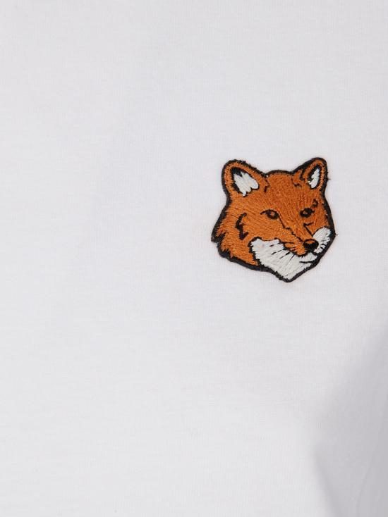 25FW 메종키츠네 반팔 티셔츠 PW00113KJ7026 P100 WHITE - MAISON KITSUNE