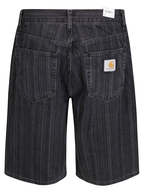 25FW 칼하트 WIP 숏팬츠 I035561 32106 RYLAN STRIPE BLACKSTONE WASHED - CARHARTT WIP