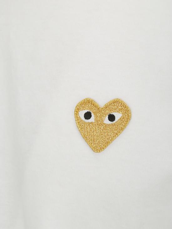 26SS 꼼데가르송 반팔 티셔츠 AXT216051 4 WHITE - COMME DES GARCONS