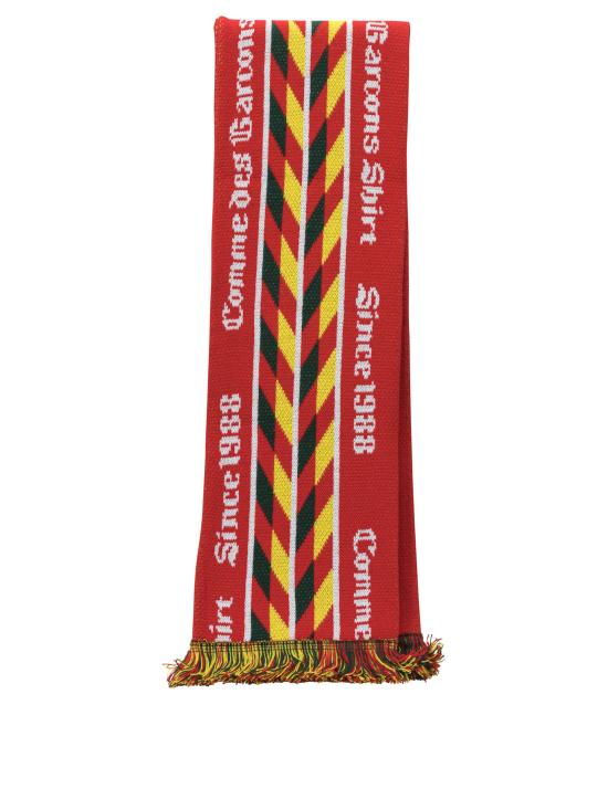 25FW 꼼데가르송 머플러/스카프 FPK402W25 1 RED YELLOW